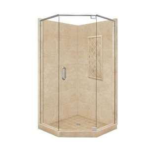    2105P CH 48L X 32W Supreme Shower Package with Chrome Accessories