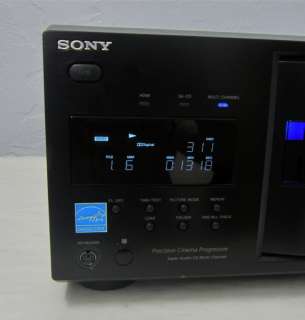 SONY DVP CX995V 400 DISC DVD CD SACD PLAYER w/REMOTE HDMI OUTPUT EXC 