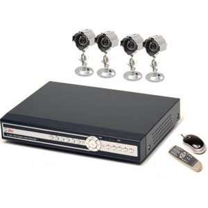 Channel Network Digital Video Recorder. Q SEE 4CH H.264 DVR W/320GB 