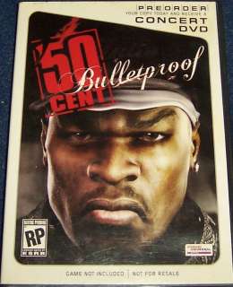 50 Cent Bulletproof Concert DVD   No Fear, No Mercy (DVD, 2005) VERY 