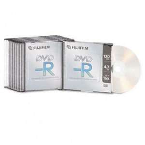  Fuji® DVD R Recordable Disc DISC,DVD R,4.7,SLMCS,10PK A 