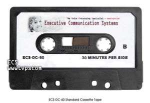 DC 60 60 minute Leaderless Standard Cassette Tapes, 10 Pk  