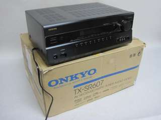Onkyo TX SR607 7.2 Channel AV Network MultiChannel HDMI Home Theater 