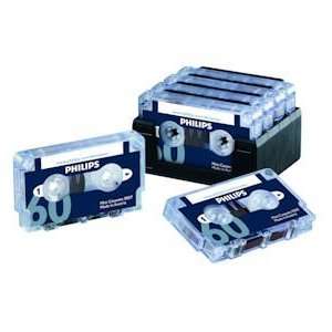   LFH0007 10 Pack 60 Minute Mini Cassette Tape   10 Pack Electronics
