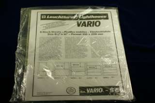 Vario Stock Sheets Size 5 C Great for Stamps  USA Great 