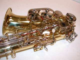Rossetti Student Eb Alto Sax Saxophone, Nickel/Gold NEW  
