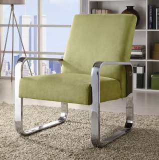   and Chrome Leisure Accent Chair by Coaster 900315 021032240295  