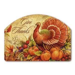  Give Thanks Turkey Address Sign Patio, Lawn & Garden
