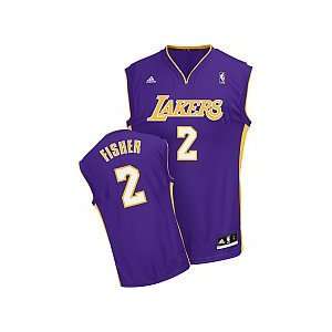 Adidas Los Angeles Lakers Derek Fisher New Revolution 30 Replica Road 