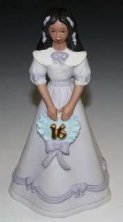   African/American Growing Up Birthday Girl Age 16 Musical Figurine