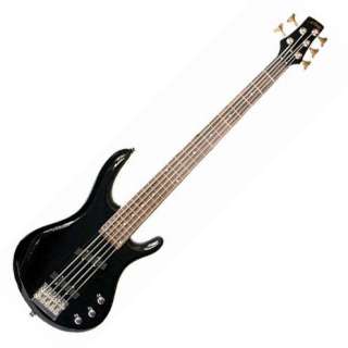 Arbor AB500 Electric 5 String Bass Guitar   Black  