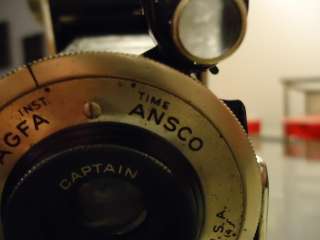 Vintage AGFA ANSCO CAPTAIN Foldin Bellows Camera PD16  