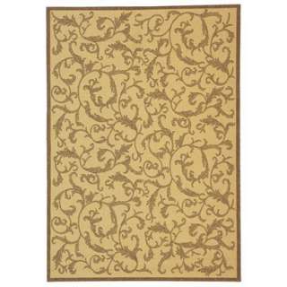 Rectangle Patio Rug   Beige/Brown 2x37.Opens in a new window
