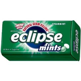Eclipse Spearmint Sugarfree Mints,1.2 Ounce Boxes (Pack of 8)