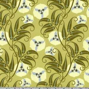  Amy Butler Nigella Twill Passion Vine Celery Fabric By The Yard amy 