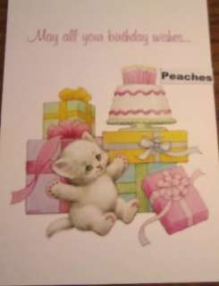 Morehead Birthday Greeting Card Cat Surrounded by Gifts  