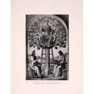 1907 Print Lazzaro Bastiani Saint Anthony Padua Bonaventura Luke 