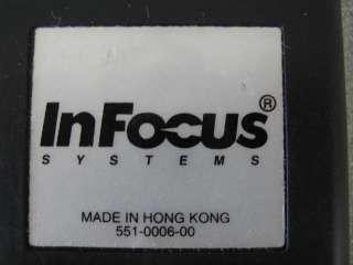 Infocus Projector Remote Control 551 0006 00  