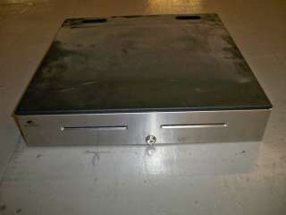APG Series 4000 Cash Drawer JD484A BL2020 C SS Front Locked w/ Box 