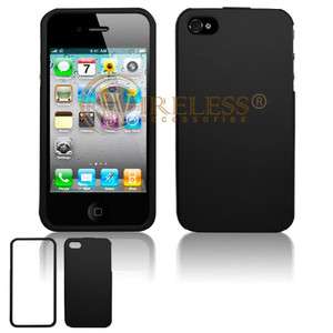 Black Cover for Apple iPhone 4S Snap On Phone Case  