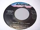 ARETHA FRANKLIN JUMPIN JACK FLASH / 7 45 record 8d