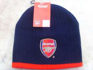 Arsenal FC Football Club Blue Beanie Hat BNWT New  
