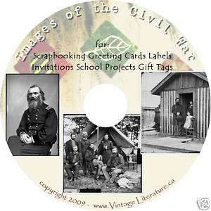 Images of the Civil War   Art & Craft Prints on CD  