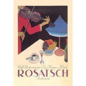  Vintage Art Rosatsch Caf Restaurant   Tea Room   Hotel 