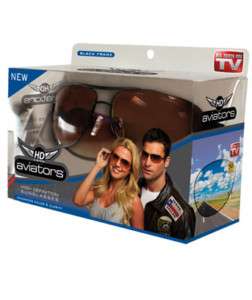 HD Vision Aviator Sunglasses AS SEEN ON TV NEW IN BOX  