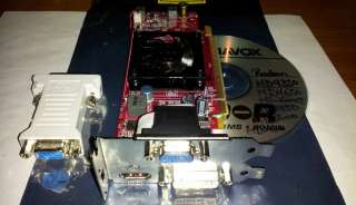 HP ATI Radeon HD4350 512MB Dual DVI VGA HDMI XP Low Profile SFF PCI E 
