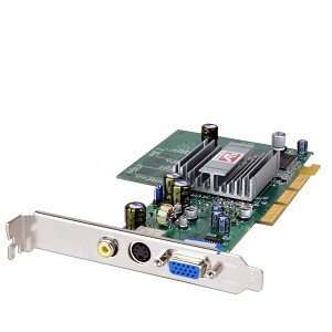  ATI Radeon 9200 64MB DDR AGP VGA Video Card w/Composite 