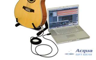 USB Audio Cable for Record Guitar Bass Line level Audio Souce to your 