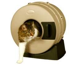 The Litter Spinner Automatic Cat Litter Box TAN Self Cleaning EASY 