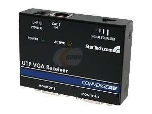   VGA Video Extender Remote Receiver over Cat 5 ST121R VGA Interface
