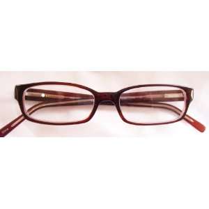  Aventura (G154) Reading Glasses, Clear Red Frame, +2.50 