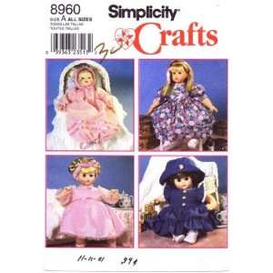   Sewing Pattern Wardrobe for Baby Dolls Clothing Arts, Crafts & Sewing