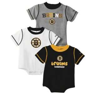    Boston Bruins Newborn 3 Piece Creeper Set