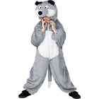 Kids Unisex Wolf Animal Smiffys Fancy Dress Costume 5 8 yrs