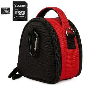  Red Limited Edition Camera Bag Carrying Case with Extra 