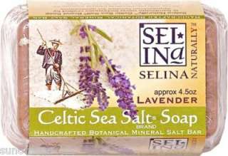 CELTIC SEA SALT SOAP ~ LAVENDER ~ 4.5 OZ BAR  