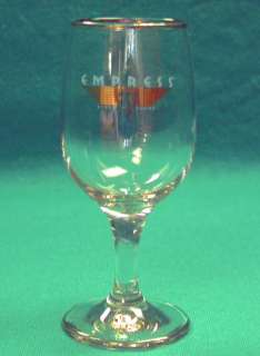 Empress River Casino Advertising Wine Glass Barware  