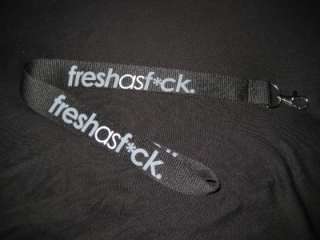 STANCENATION Fresh As F*ck GRAY ILLEST keychain lanyard  