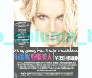 BRITNEY SPEARS Live：The Femme Fatale Tour (2011) BD DVD w/OBI RARE 