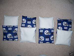 Colts, NLF, Cornhole Bags, Baggo, Bean Bag Toss, 8 Bags  
