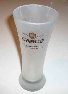 CARLS BEER Frosted Tall Beer GLASS MALAYSIA Jacobsen  