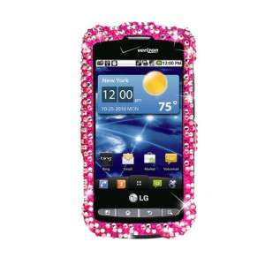 LG OPTIMUS S LS670 Sprint US Cellular Virgin Mobile Bling Case Pink 