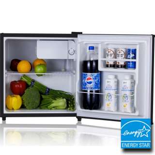 Mini Stainless Steel Refrigerator & Freezer Compact Small Dorm Office 
