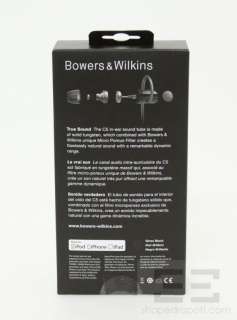 Bowers & Wilkins C5 In Ear Headphones, Gloss Black, Brand New  