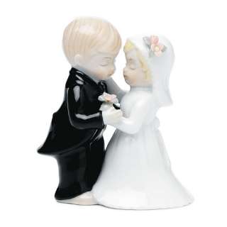 WEDDING COUPLE BRIDE AND GROOM FIGURINE CAKE TOPPER TOP 068180006168 