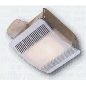  White Bathroom Exhaust Fan with Fluorescent Light